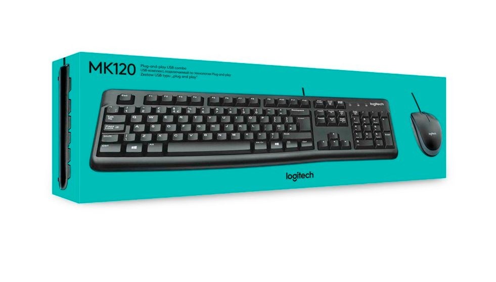 Kit de teclado y mouse logitech shops