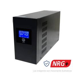 UPS NRG+ 650VA + 110V A 240V CON PANTALLA LCD CONTROL + BATERIAS + FUSIBLE