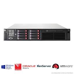 Servidor HP Proliant DL380 G6 / Rackeable 2U / Intel Xeon / 64GB RAM / PSU 750W redundante / SAS