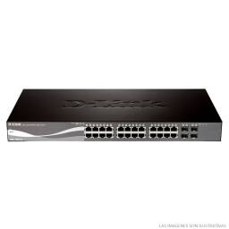 Switch Smart D-Link Gigabit / 28 Puertos / DGS-1500-28