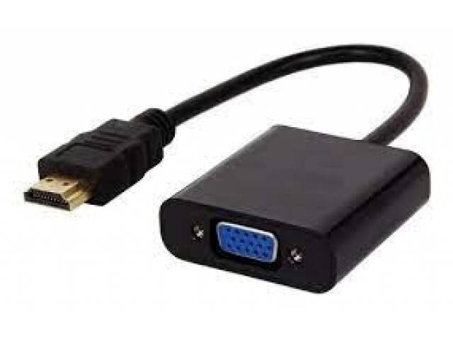 Conversor USB-C a DVI/HDMI/VGA, USB-C/M-DVI/H-HDMI/H-VGA/H, negro